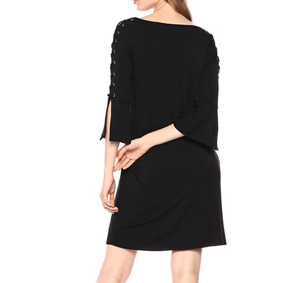 New Bailey 44 Jersey Dress with Lace Up Sleeves S - Picture 3 of 10